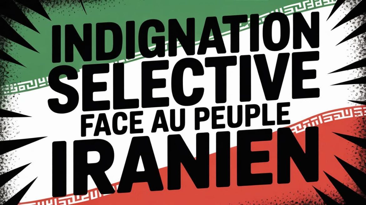 INDIGNATION SELECTIVE FACE AU PEUPLE IRANIEN par Rony Akrich