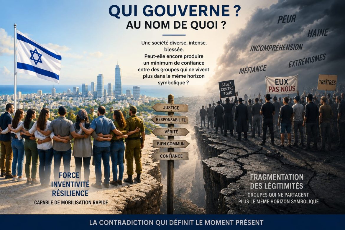 Israël, 2026 : crise de légitimité et épreuve d&rsquo;une souveraineté adulte