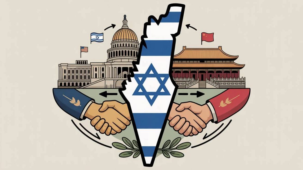 ישראל בין מערב שוקע לסין מתרוממת. מאת רוני אקריש