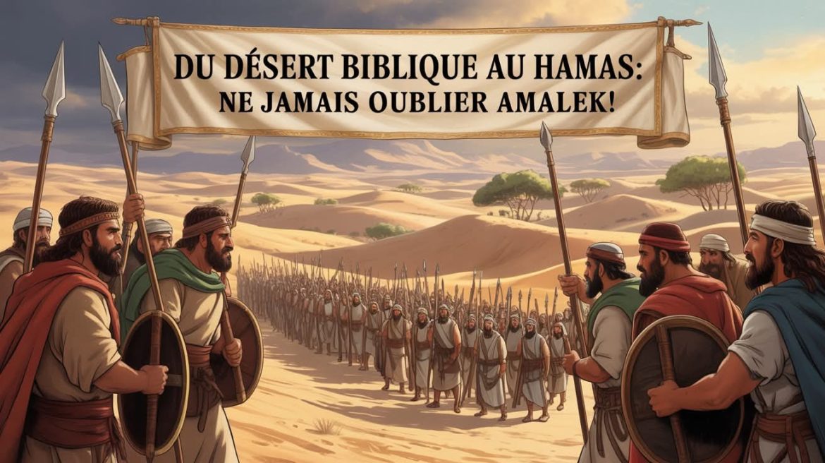 Du désert biblique à Gaza: ne jamais oublier Amalek! De Rony Akrich