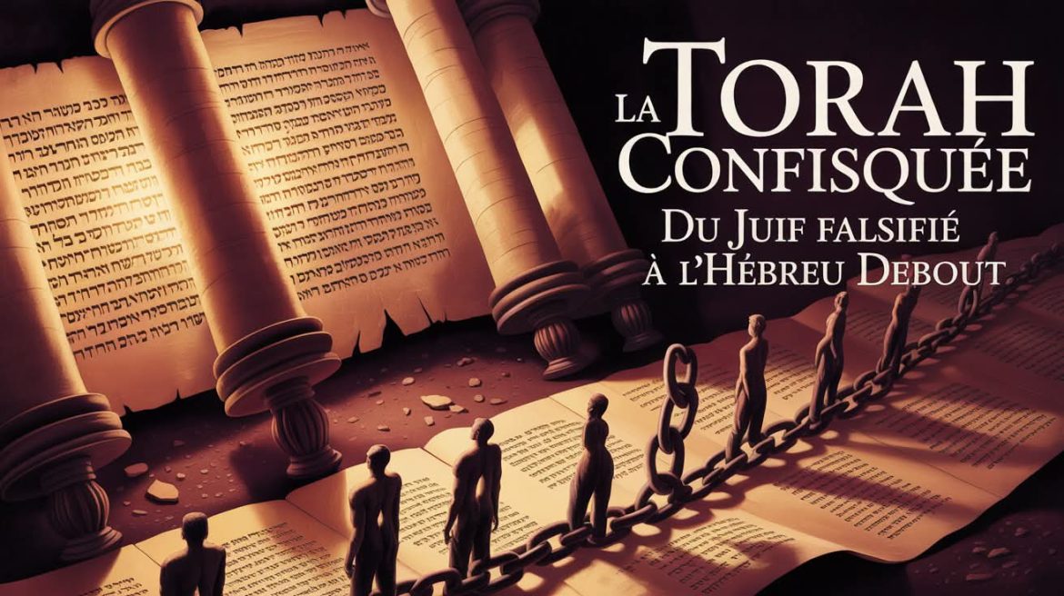 La Torah confisquée: du Juif falsifié à l’Hébreu debout. Par Rony Akrich