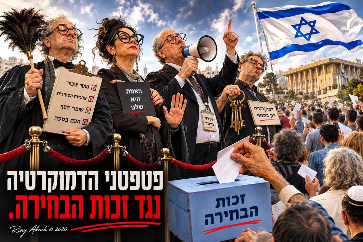 פטפטני הדמוקרטיה נגד זכות הבחירה. מאת רוני אקריש
