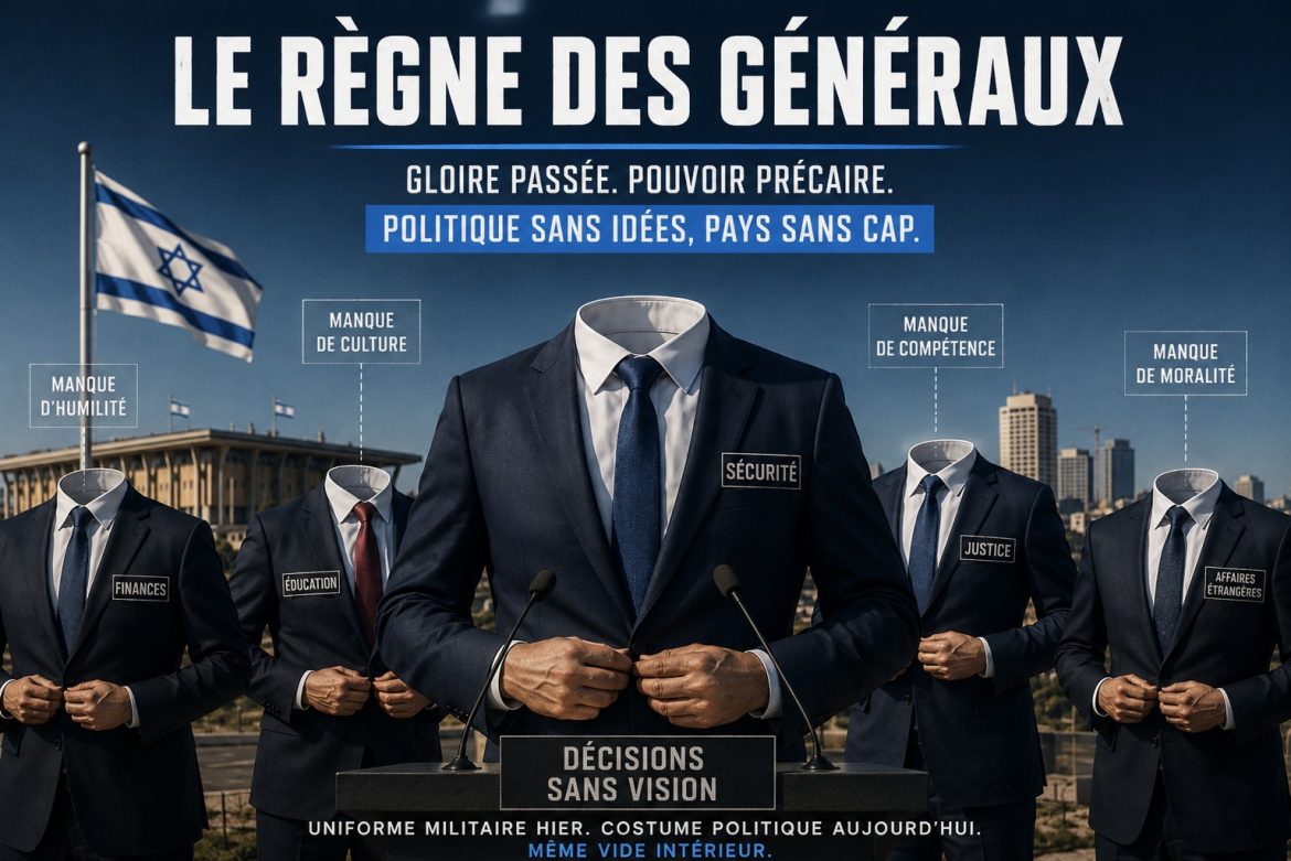 Les marionnettes galonnées de la « démocratie » israélienne! Par Rony Akrich