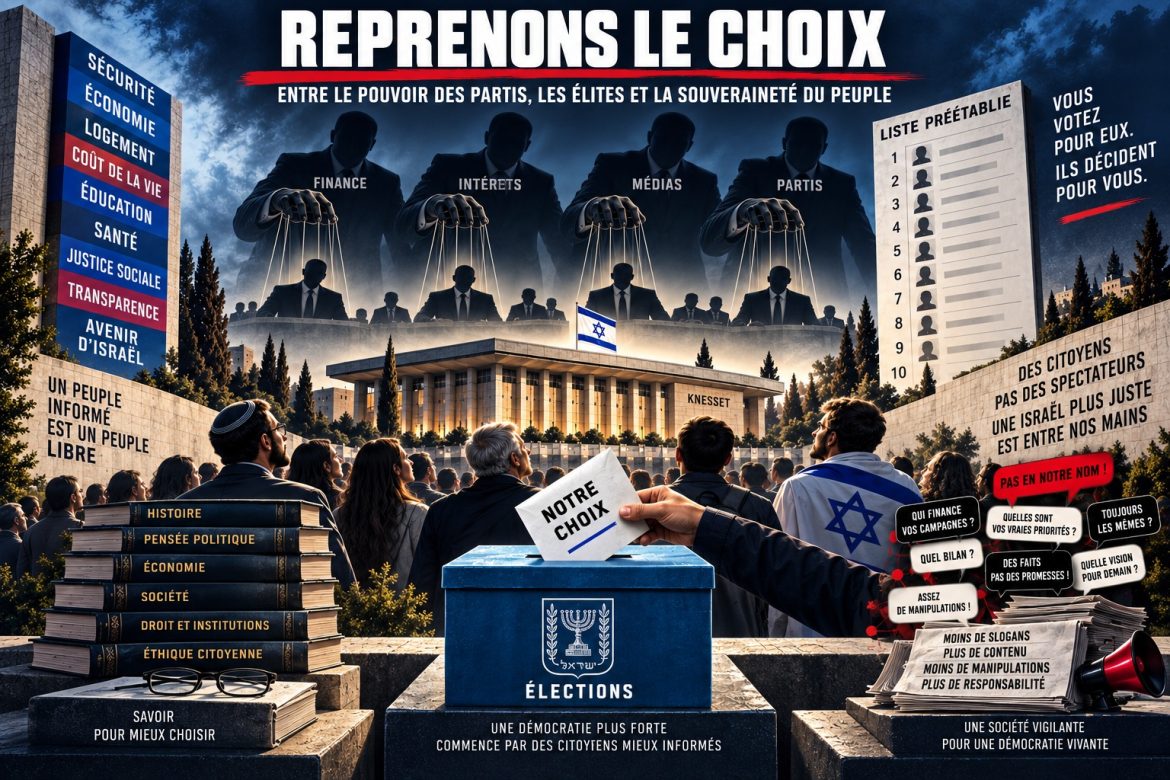 Israël, société instruite mais politiquement inculte. Par Rony Akrich